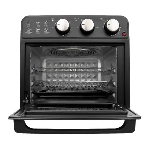 FREIDORA DE AIRE Q-ONE AF-20M-3 60-230Grd.Cent. Reloj-60Min. Puerta-Vidro-Rest. 4 Acc. 110V