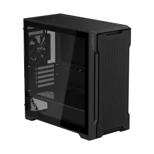 CASE GIGABYTE C102 GLASS Mid-Tower 2USB3.0 3-VEN Steel MBO-MiniITX MicroATX Black